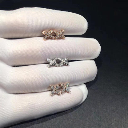 [✨ROSE💎]JEUX DE DIAMOND EARRINGS
