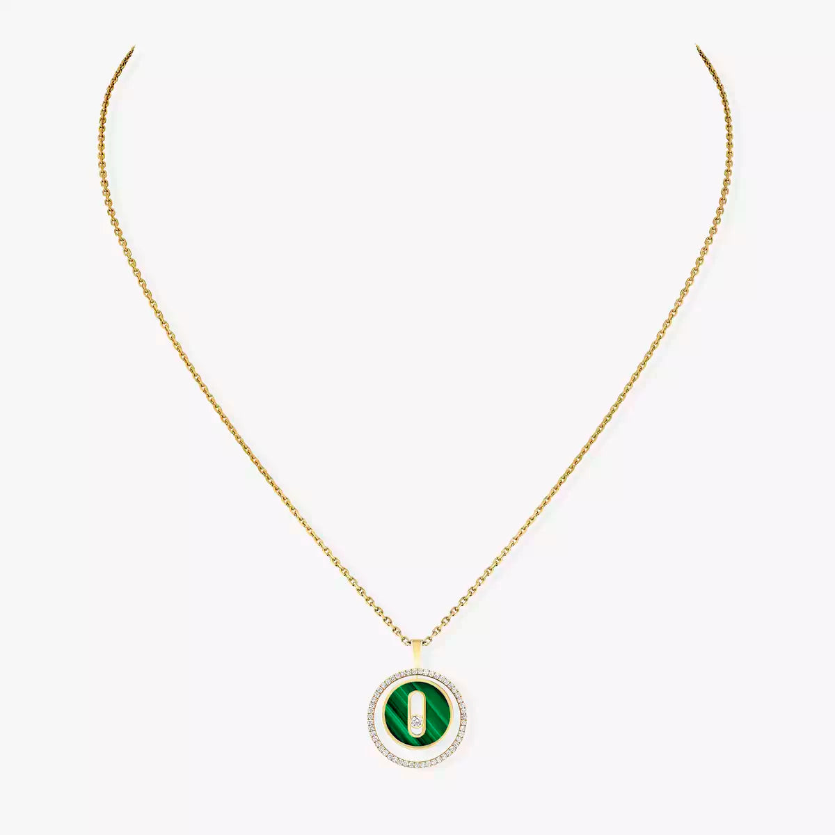 [✨ROSE💎]Lucky Move Diamond Necklace in Rose Gold and White Mother-of-Pearl