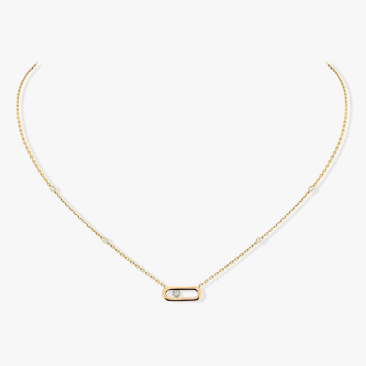 [✨ROSE💎]MOVE UNO DIAMOND NECKLACE