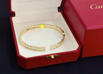 [✨ROSE💎]LOVE DIAMOND OPEN  BRACELET