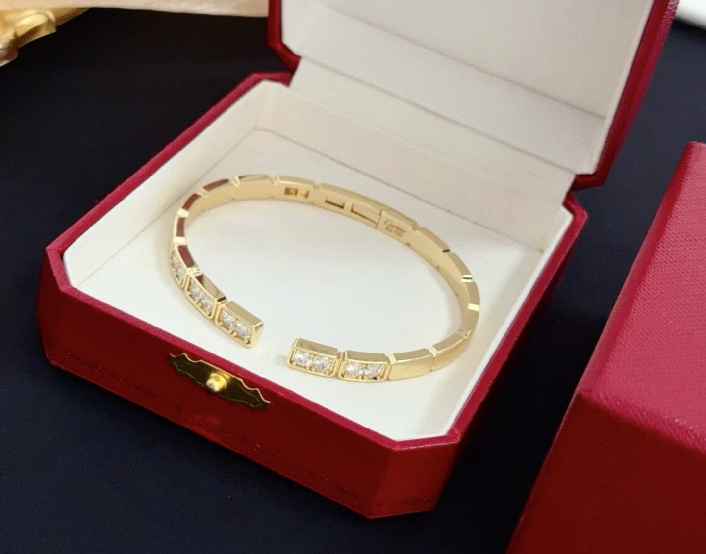[✨ROSE💎]LOVE DIAMOND OPEN  BRACELET