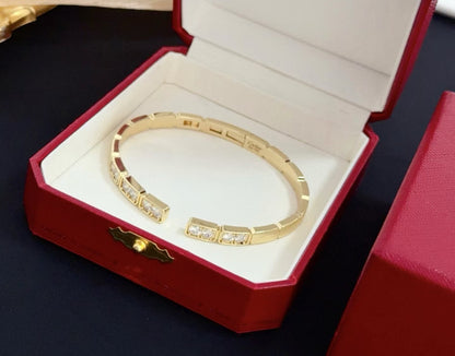 [✨ROSE💎]LOVE DIAMOND OPEN  BRACELET