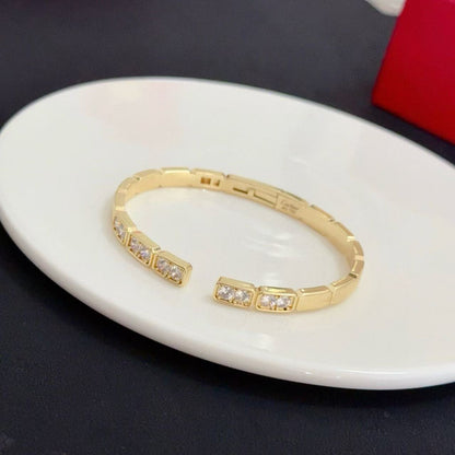 [✨ROSE💎]LOVE DIAMOND OPEN  BRACELET