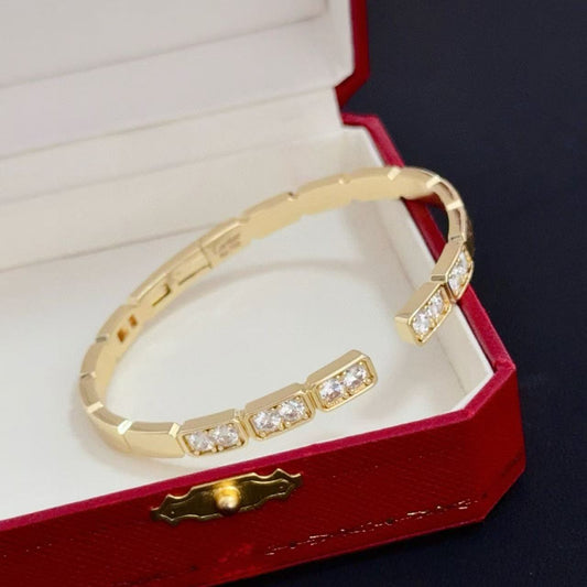 [✨ROSE💎]LOVE DIAMOND OPEN  BRACELET