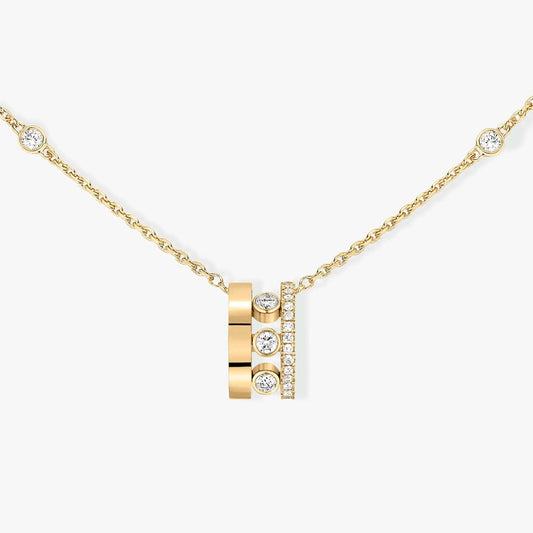 [✨ROSE💎]CHAIN MOVE ROMANE PEDAND NECKLACE