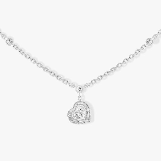 [✨ROSE💎]JOY HEART DIAMOND NECKLACE