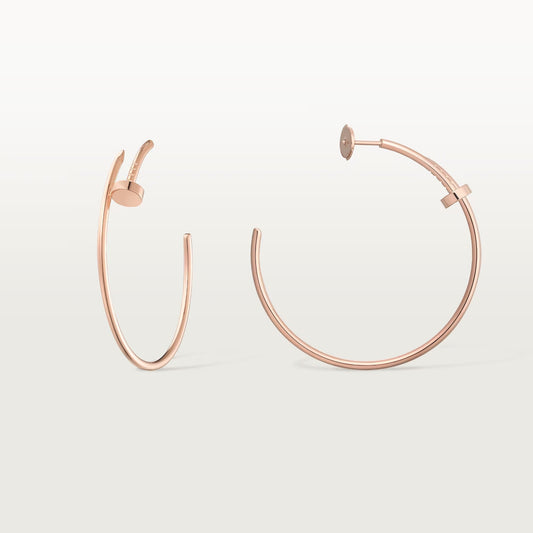 [✨ROSE💎]JUSTE NO DIAMOND LARGE EARRINGS