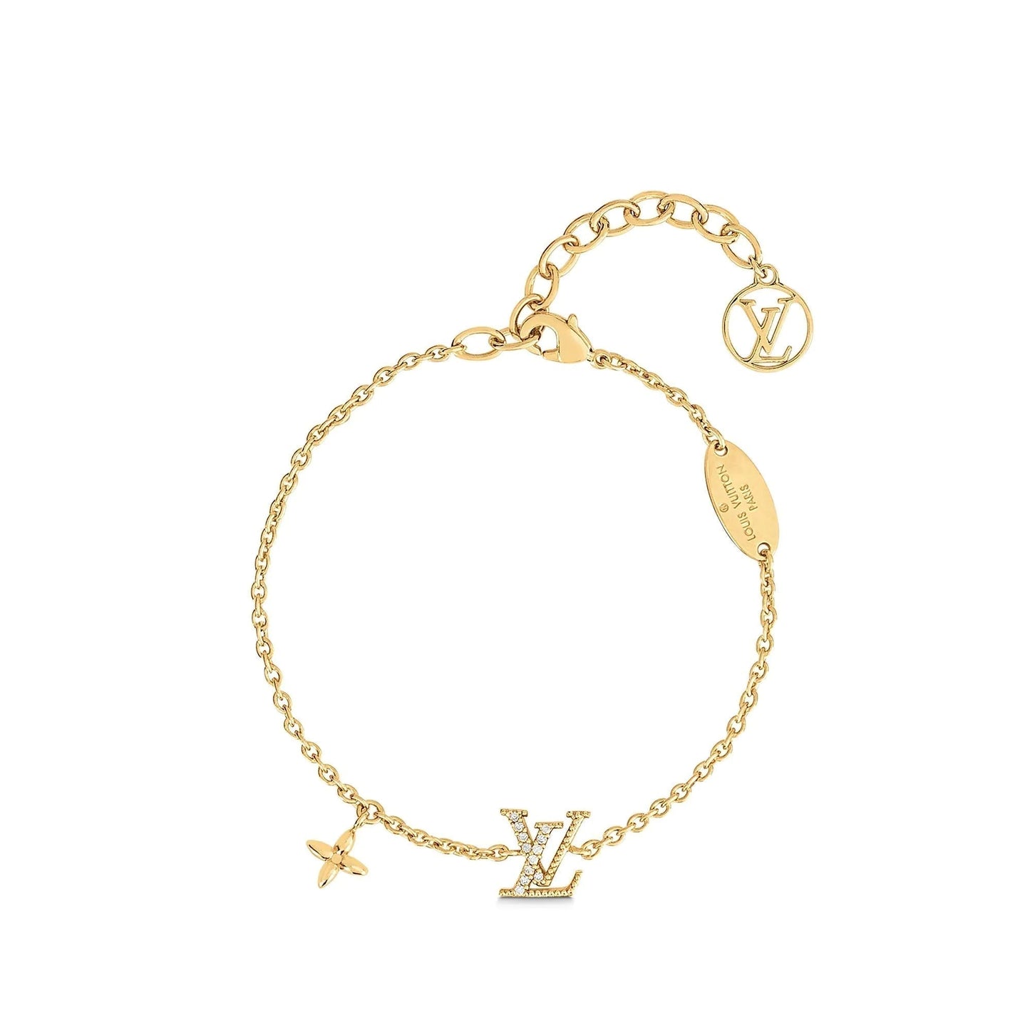 [✨ROSE💎]LOGO STAR MOTIF GOLD BRACELET
