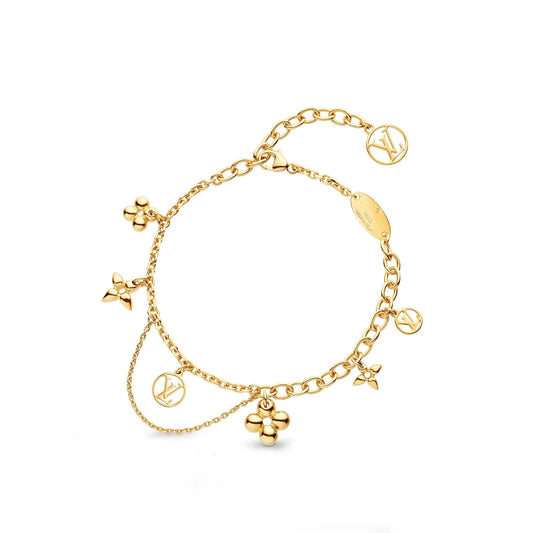 [✨ROSE💎]BLOOMING PINK GOLD MOP BRACELET