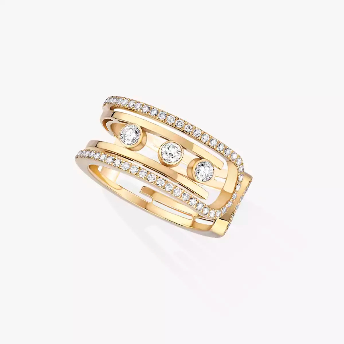 [✨ROSE💎]Move 10th Diamond Ring in Gold