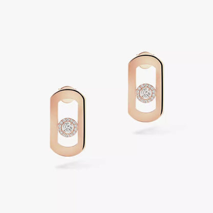 [✨ROSE💎]So Move Diamond Earrings in Yellow Gold