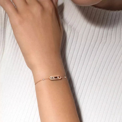 [✨ROSE💎]Baby Move Diamond Bracelet