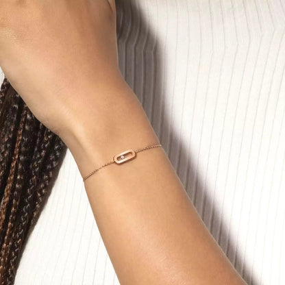[✨ROSE💎]Move Uno Diamond Bracelet