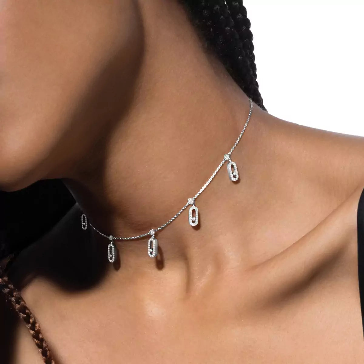 [✨ROSE💎]Move Uno Necklace