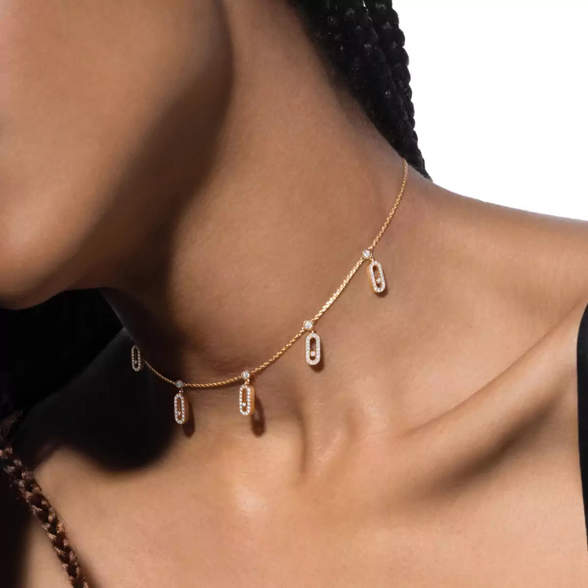 [✨ROSE💎]Move Uno Necklace