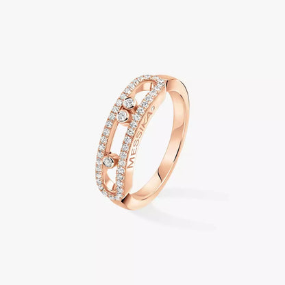 [✨ROSE💎] Baby Move Gold Diamond Pave_ Ring