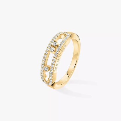 [✨ROSE💎] Baby Move Gold Diamond Pave_ Ring