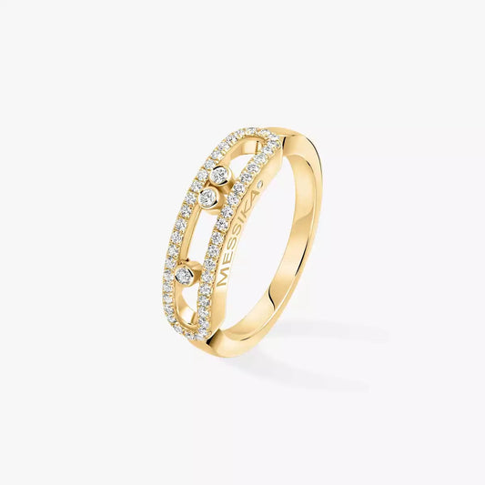 [✨ROSE💎] Baby Move Gold Diamond Pave_ Ring