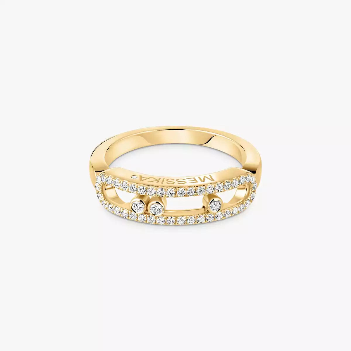 [✨ROSE💎] Baby Move Gold Diamond Pave_ Ring