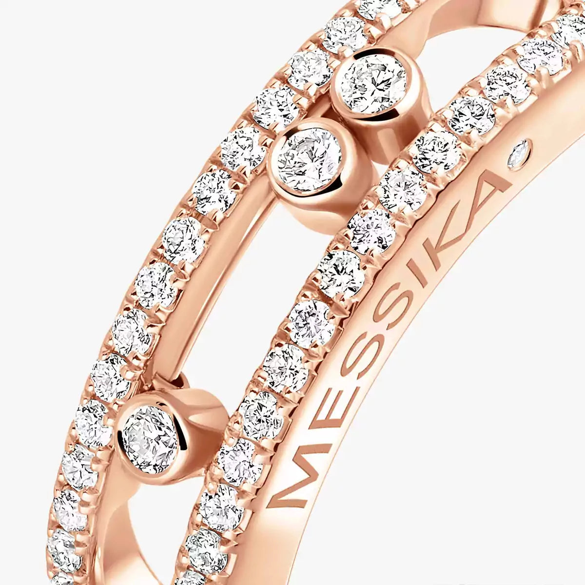 [✨ROSE💎] Baby Move Gold Diamond Pave_ Ring