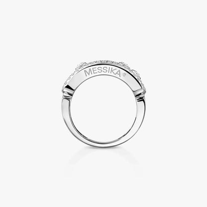 [✨ROSE💎] Move Gold Diamond Pave_ Ring
