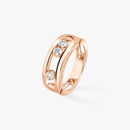 [✨ROSE💎] MoveGold Diamond Ring
