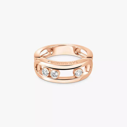 [✨ROSE💎] MoveGold Diamond Ring