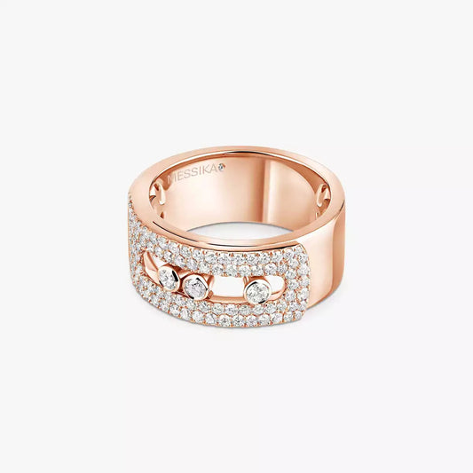 [✨ROSE💎] Move Noa Diamond Pave_ Ring