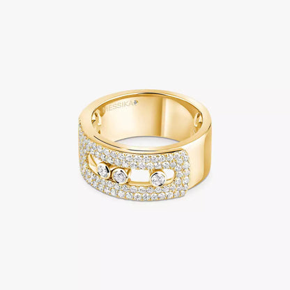 [✨ROSE💎] Move Noa Diamond Pave_ Ring