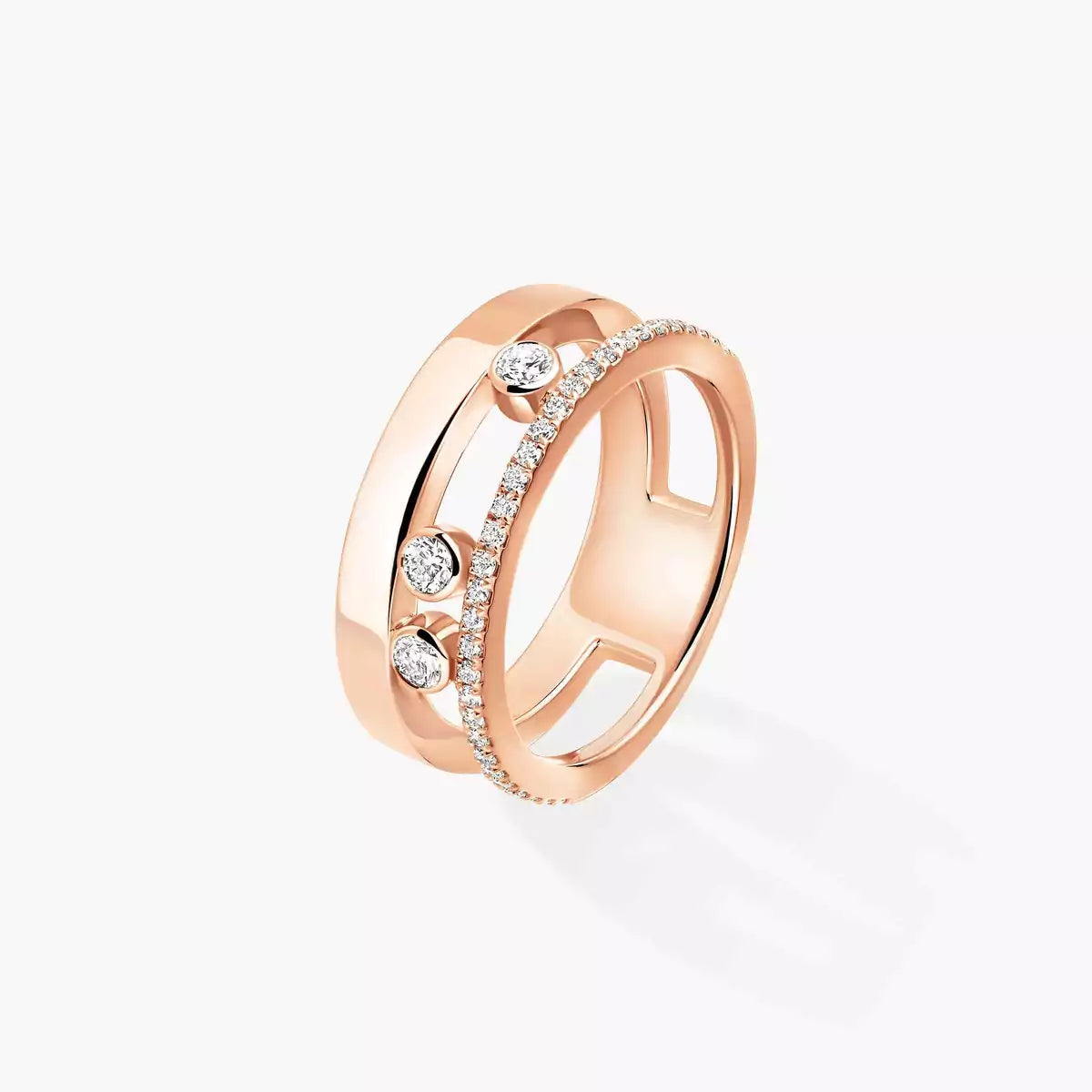 [✨ROSE💎]Move Romane Diamond Ring