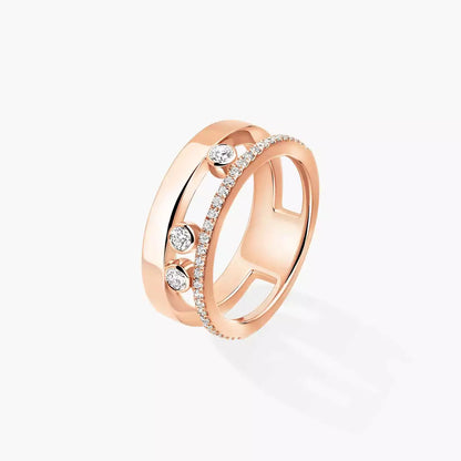 [✨ROSE💎]Move Romane Diamond Ring
