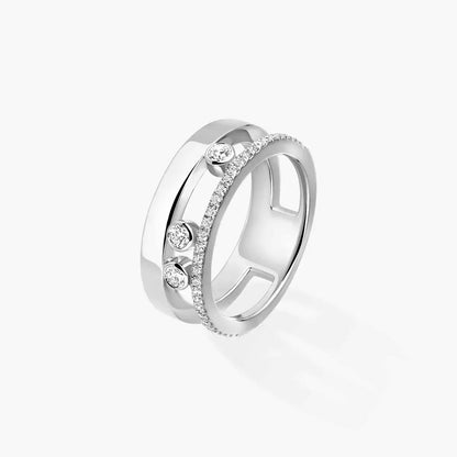 [✨ROSE💎]Move Romane Diamond Ring