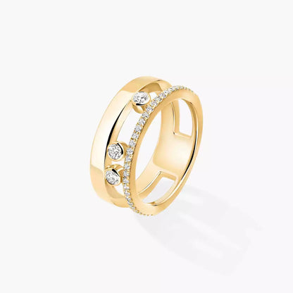 [✨ROSE💎]Move Romane Diamond Ring