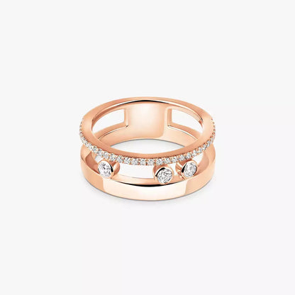 [✨ROSE💎]Move Romane Diamond Ring