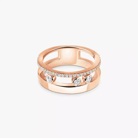 [✨ROSE💎]Move Romane Diamond Ring