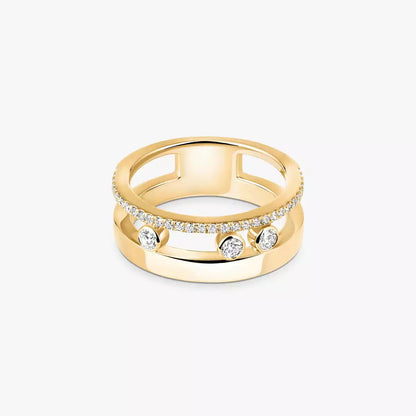 [✨ROSE💎]Move Romane Diamond Ring