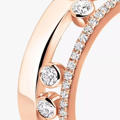 [✨ROSE💎]Move Romane Diamond Ring
