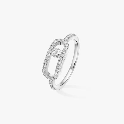 [✨ROSE💎]Move Uno Diamond Ring in Gold