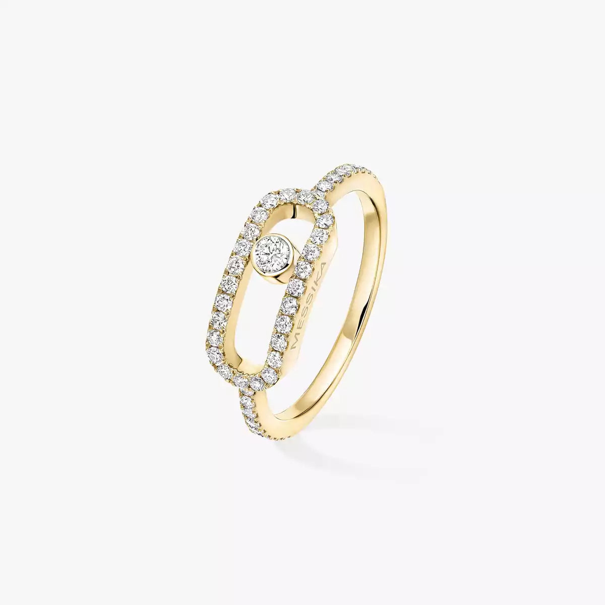 [✨ROSE💎]Move Uno Diamond Ring in Gold
