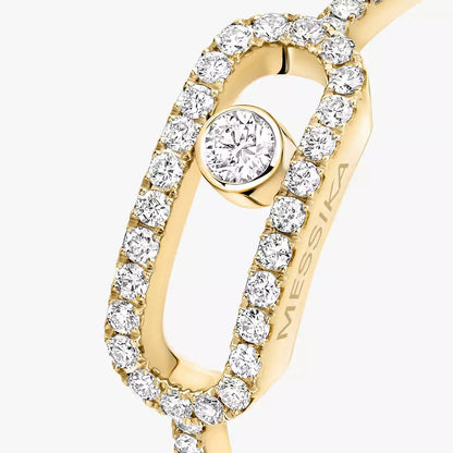 [✨ROSE💎]Move Uno Diamond Ring in Gold