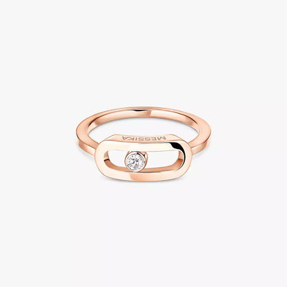 [✨ROSE💎]Move Uno Diamond Ring in Gold