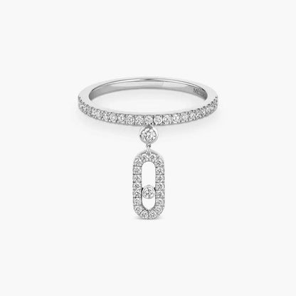 [✨ROSE💎]Move Uno Diamond Ring