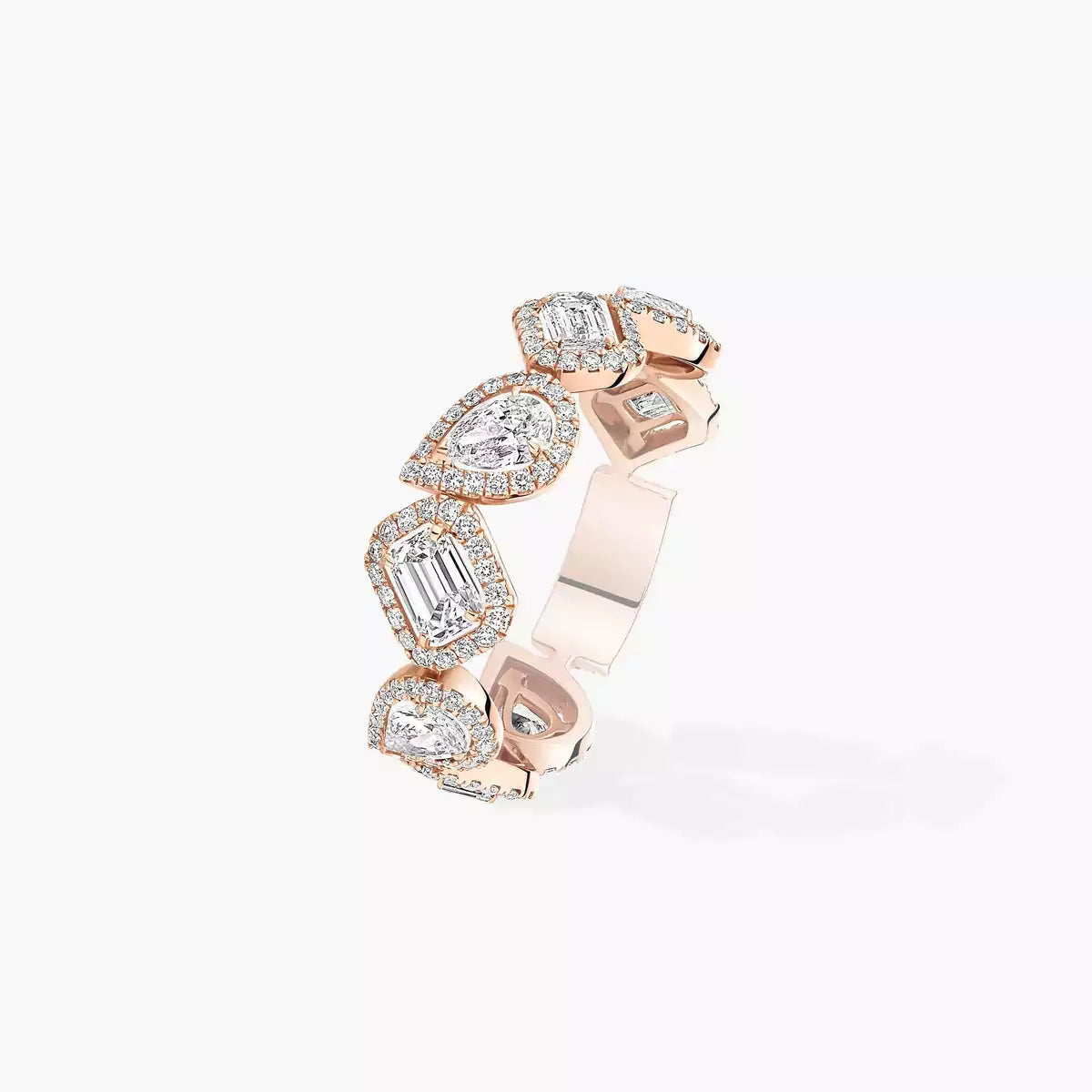 [✨ROSE💎]Diamond Wedding Ring My Twin
