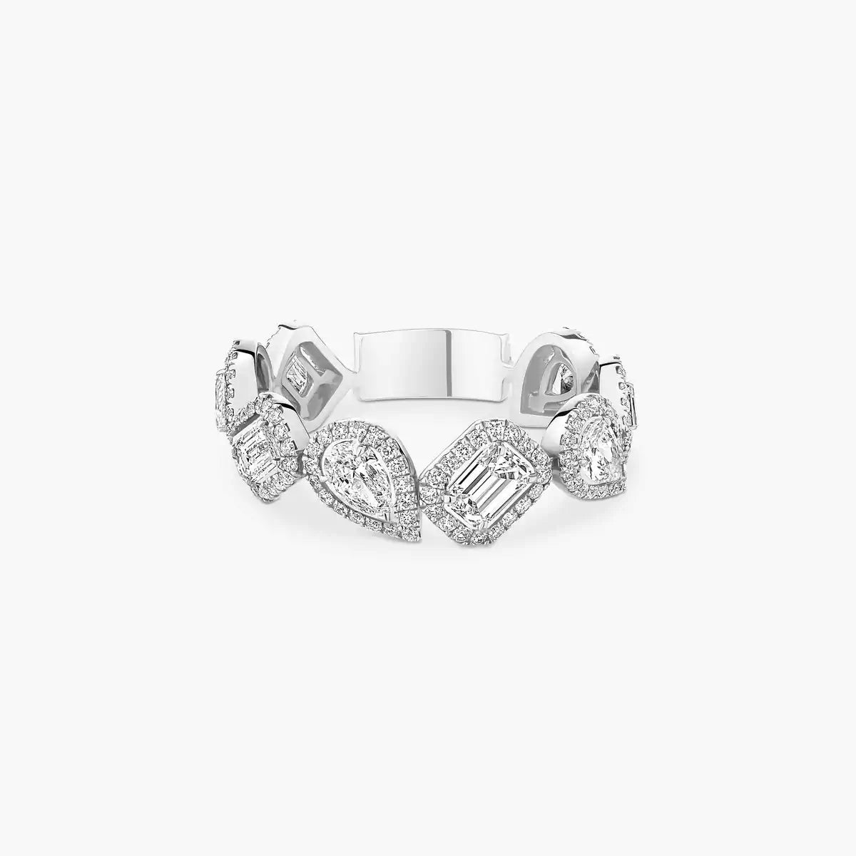 [✨ROSE💎]Diamond Wedding Ring My Twin