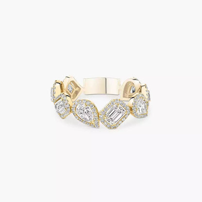[✨ROSE💎]Diamond Wedding Ring My Twin