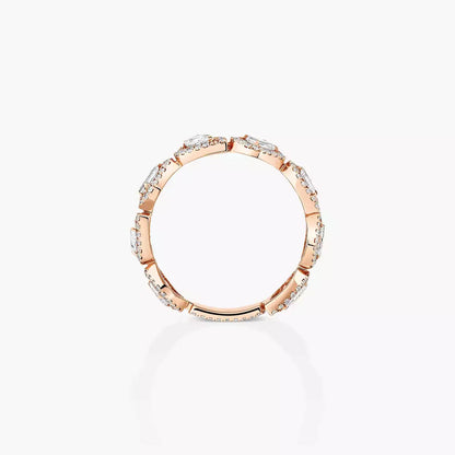 [✨ROSE💎]Diamond Wedding Ring My Twin