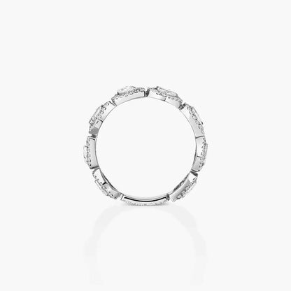 [✨ROSE💎]Diamond Wedding Ring My Twin