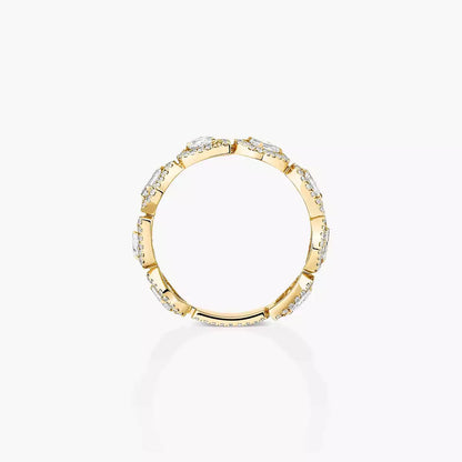 [✨ROSE💎]Diamond Wedding Ring My Twin