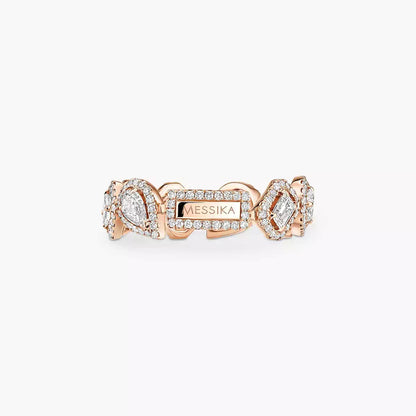 [✨ROSE💎]Diamond Wedding Ring My Twin