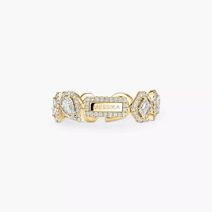 [✨ROSE💎]Diamond Wedding Ring My Twin